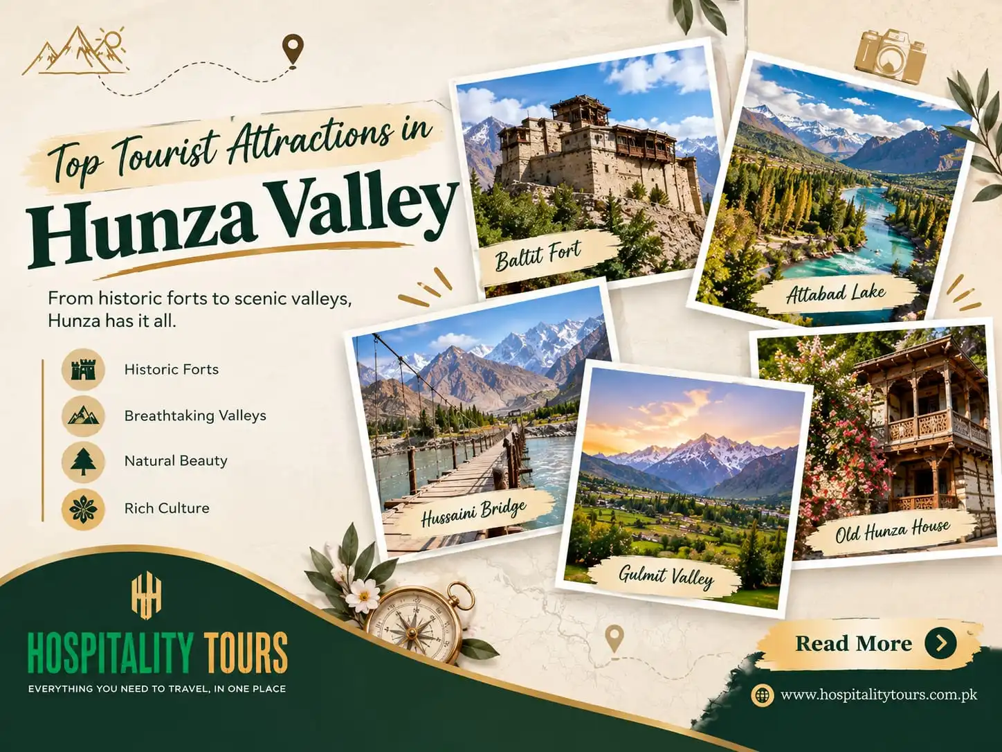 Tourist attractions in Hunza Valley